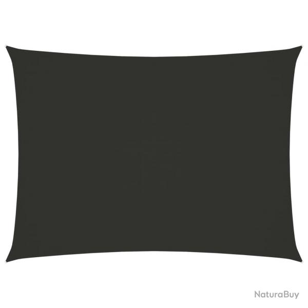 Voile d'ombrage parasol tissu oxford rectangulaire 2,5 x 4 m anthracite 02_0009563