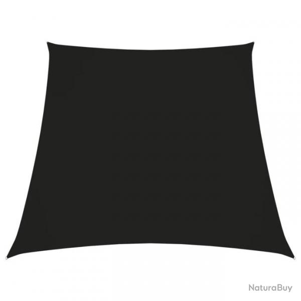 Voile d'ombrage parasol tissu oxford trapze 3/5 x 4 m noir 02_0009779