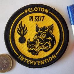 écusson collection militaire peloton d'intervention insigne