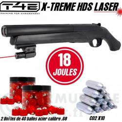 Pack Umarex HDS 68 X-TREME Laser (18 Joules)