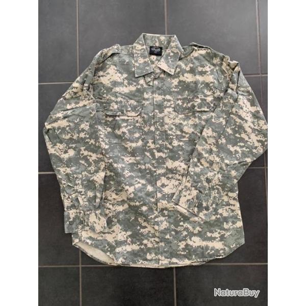 Lot de 3 chemises MILTEC camouflage pixel