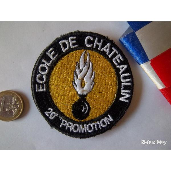 cusson militaire cole Chteaulin 20 me promotion insigne collection