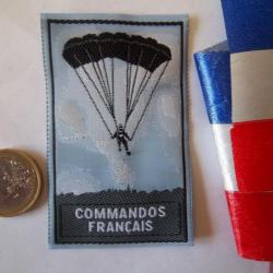 insigne tissu patch écusson commando parachutiste Français