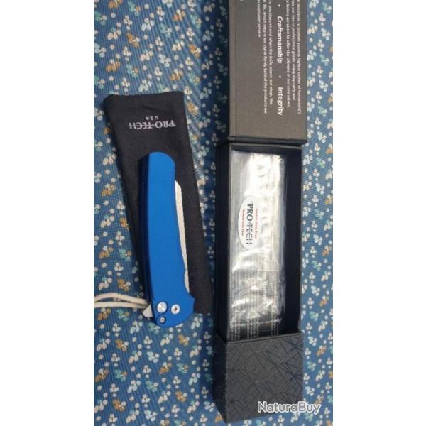 Couteau 5201-BLUE - Pro-Tech Malibu Flipper