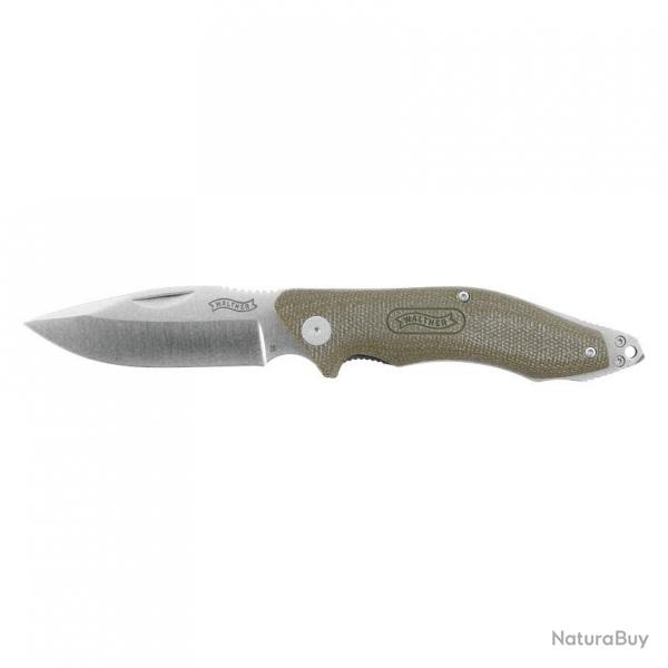 Couteau pliant Walther green nature knife 2