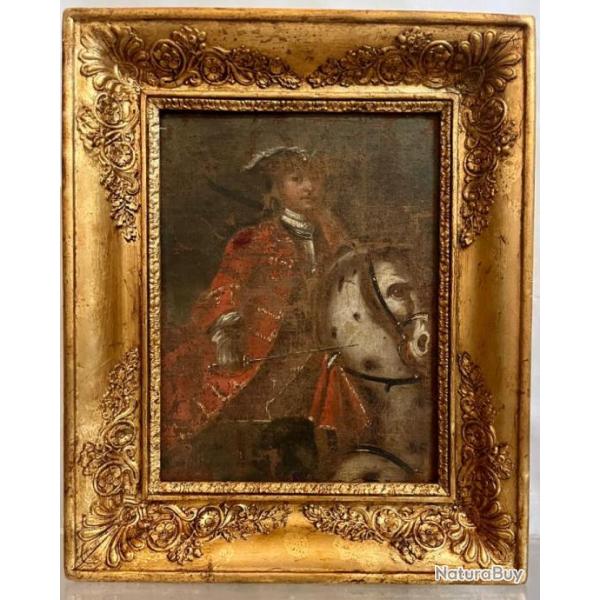 Louis XV  cheval huile sur toile