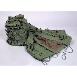 Filet / Bâche de camouflage Cordé haute résistance Kaki/Marron - 4.5 X 10M