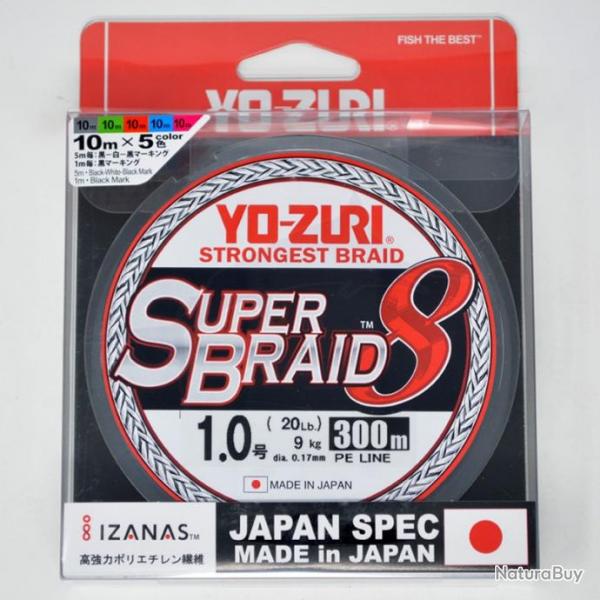 Yo-Zuri Tresse Superbraid 8x 20lb