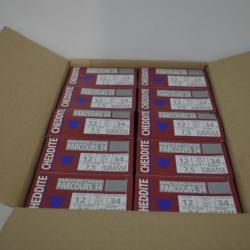 Lot de 250 Cartouches Cal 12 Cheddite 34Gr BG N°7.5