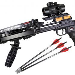 Pack pistolet arbalète X-BOW FMA Supersonic à Cames 120 Lbs / 250 FPS / Pack avec viseur