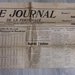 Journal de la Ferté Macé 1936