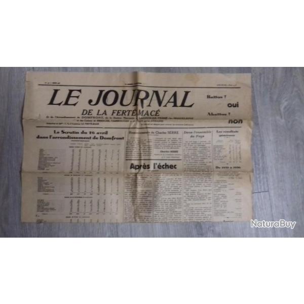 Journal de la Fert Mac 1936