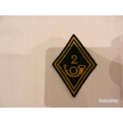 insigne tissu losange modele 45 cavalerie 4° RCA Regiment