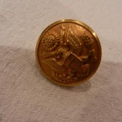 bouton militaire US américain pour tenue officier - doré diamètre 24 mm
