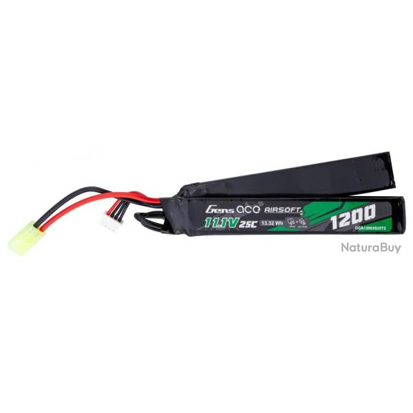 Batterie 11.1v 1200 mah 2 sticks Tamiya Genspow