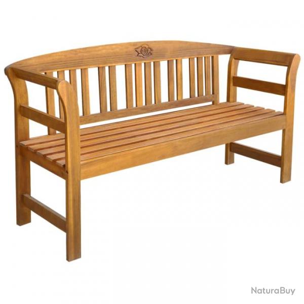 Banc de jardin meuble de patio d'extrieur terrasse 157 x 45 x 82,5 cm bois d'acacia solide 02_0011