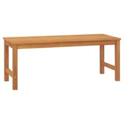 Banc de jardin meuble de patio d'extérieur terrasse 114 x 40 x 45 cm bois de teck solide 02_0011181