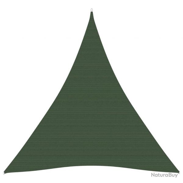Voile toile d'ombrage parasol 160 g/m 5 x 6 x 6 m PEHD vert fonc 02_0009441