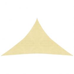 Voile toile d'ombrage parasol 160 g/m² 2,5 x 2,5 x 3,5 m PEHD beige 02_0008952