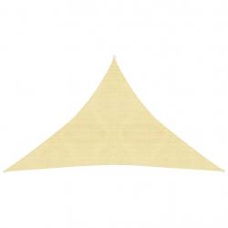 Voile toile d'ombrage parasol 160 g/m² 2,5 x 2,5 x 3,5 m PEHD beige 02_0008952