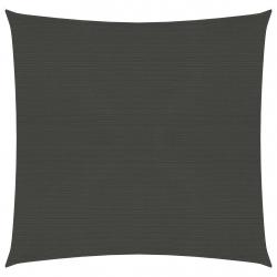 Voile toile d'ombrage parasol 160 g/m² 2,5 x 2,5 m PEHD anthracite 02_0008903