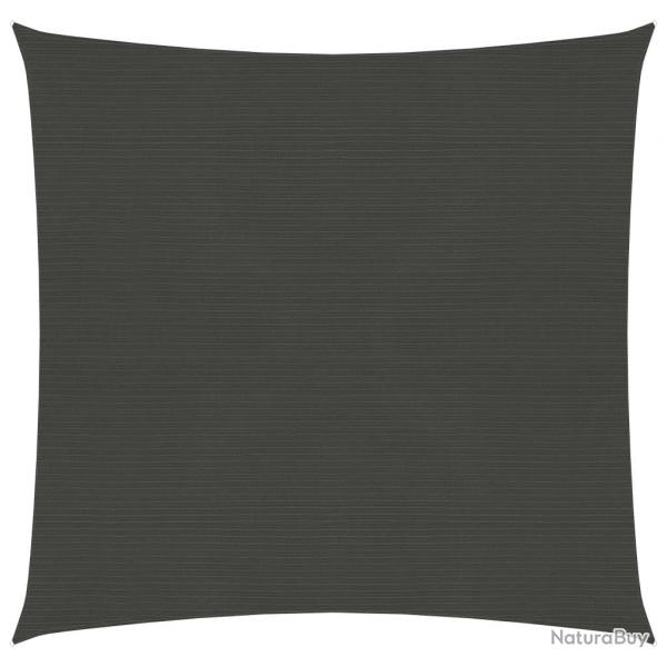 Voile toile d'ombrage parasol 160 g/m 2,5 x 2,5 m PEHD anthracite 02_0008903