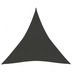 Voile toile d'ombrage parasol 160 g/m² PEHD 4,5 x 4,5 x 4,5 m anthracite 02_0008929