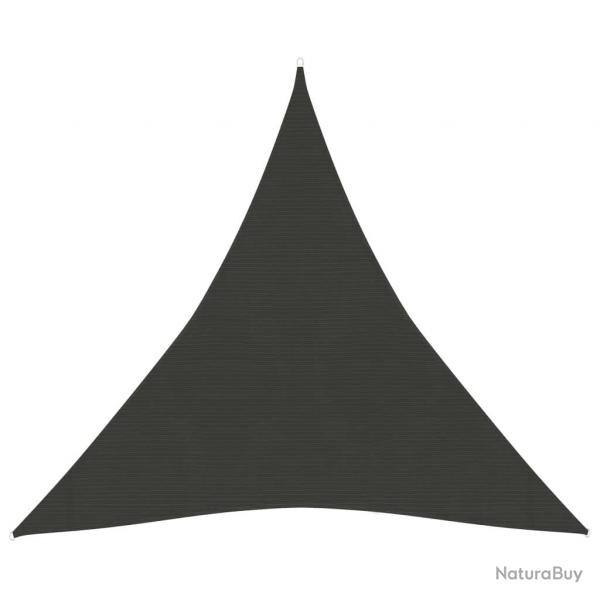 Voile toile d'ombrage parasol 160 g/m PEHD 4,5 x 4,5 x 4,5 m anthracite 02_0008929