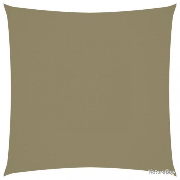 Voile d'ombrage parasol tissu oxford carr 4 x 4 m beige 02_0009504