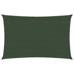 Voile toile d'ombrage parasol 160 g/m&sup2; PEHD 2 x 4 m vert fonc&eacute; 02_0009412
