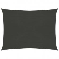 Voile toile d'ombrage parasol 160 g/m² PEHD 2 x 2,5 m anthracite 02_0008910