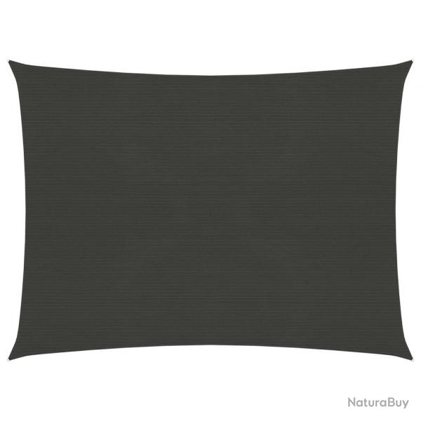 Voile toile d'ombrage parasol 160 g/m² PEHD 2 x 2,5 m anthracite 02_0008910