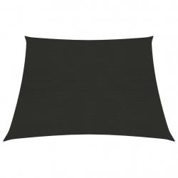 Voile toile d'ombrage parasol 160 g/m² PEHD 4/5 x 3 m noir 02_0009209