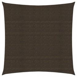 Voile toile d'ombrage parasol 160 g/m² PEHD 2,5 x 2,5 m marron 02_0009132