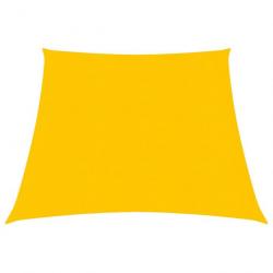 Voile toile d'ombrage parasol 160 g/m² PEHD 3/4 x 2 m jaune 02_0009123
