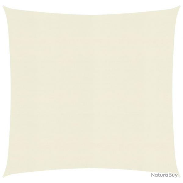 Voile d'ombrage 160 g/m 7 x 7 m crme PEHD 02_0009111