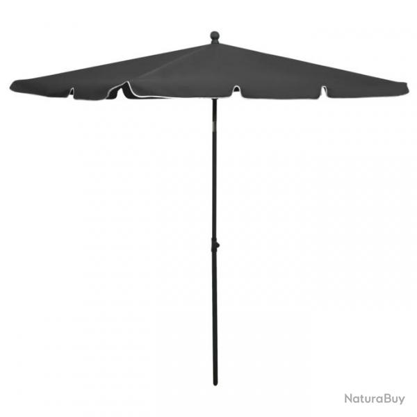 Parasol de jardin avec mt 210 x 140 cm anthracite 02_0008324