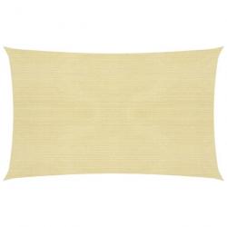 Voile d'ombrage 160 g/m² 3 x 5 m PEHD beige 02_0008974