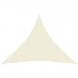 Voile toile d'ombrage parasol 160 g/m² 3 x 3 x 3 m PEHD crème 02_0009081