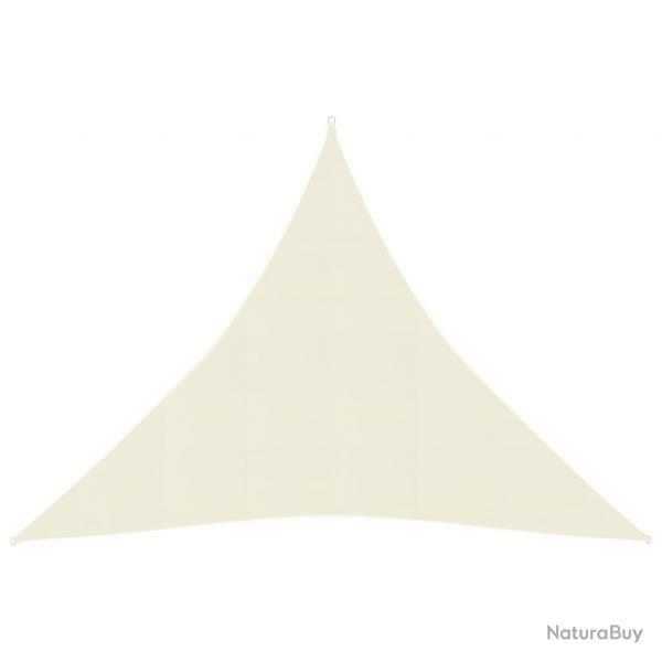 Voile toile d'ombrage parasol 160 g/m 3 x 3 x 3 m PEHD crme 02_0009081