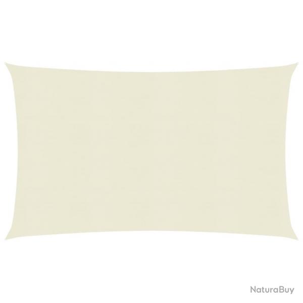 Voile toile d'ombrage parasol 160 g/m crme 2,5 x 4,5 m PEHD 02_0009068