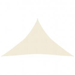 Voile d'ombrage 160 g/m² 2,5 x 2,5 x 3,5 m PEHD crème 02_0009064