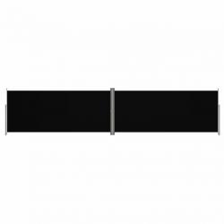 Auvent latéral rétractable 220 x 1000 cm noir 02_0007447
