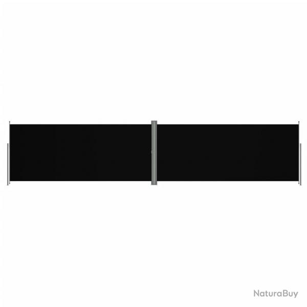Auvent latral rtractable 220 x 1000 cm noir 02_0007447