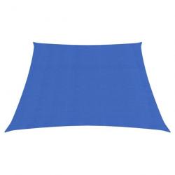 Voile toile d'ombrage parasol 160 g/m² PEHD 3/4 x 2 m bleu 02_0009059