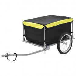 Remorque de bicyclette 65 kg noir et jaune 02_0004494