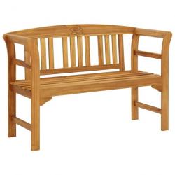 Banc de jardin meuble de patio d'extérieur terrasse 114 x 46 x 82 cm bois d'acacia solide 02_0011178