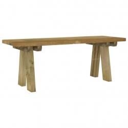 Banc de jardin meuble de patio d'extérieur terrasse 110 x 38 x 45 cm bois de pin massif imprégné 02
