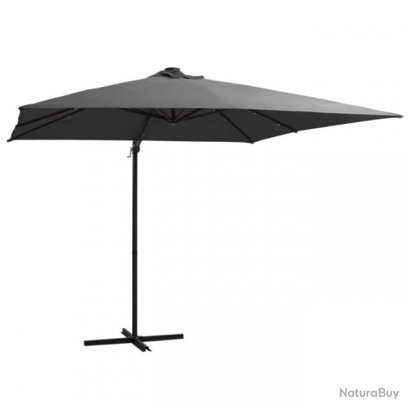 Parasol dport avec led et mt en acier 250 x 250 cm anthracite 02_0008445