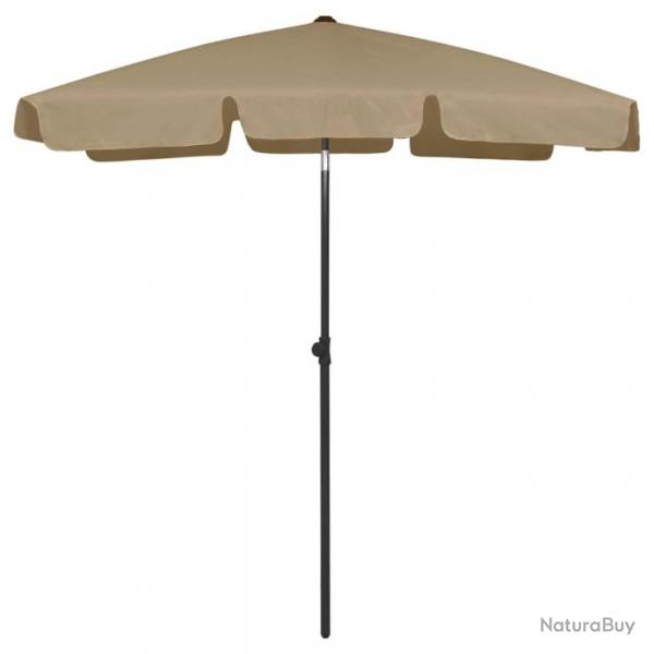 Parasol de plage 180 x 120 cm taupe 02_0008405